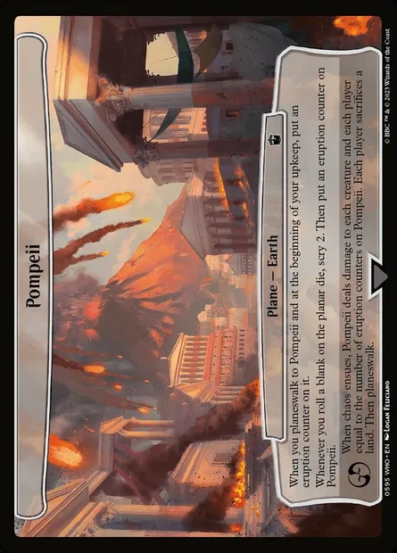 Pompeii, Magic card WHO 595 — Doctor Who set