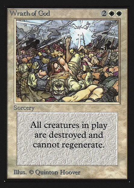 Wrath of God, Magic card CED 46 — Collectors' Edition set