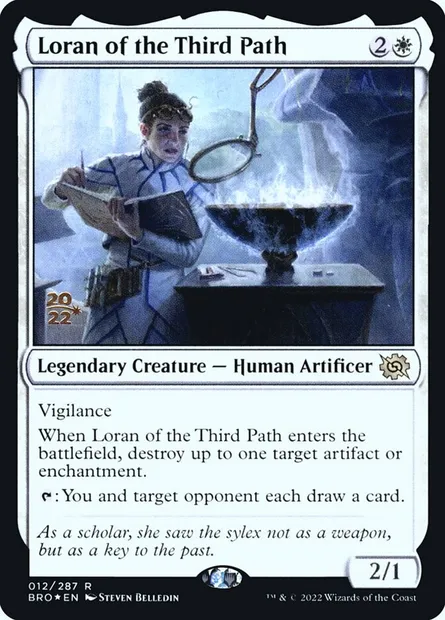 Loran of the Third Path, Magic card PBRO 12s — The Brothers' War Promos set