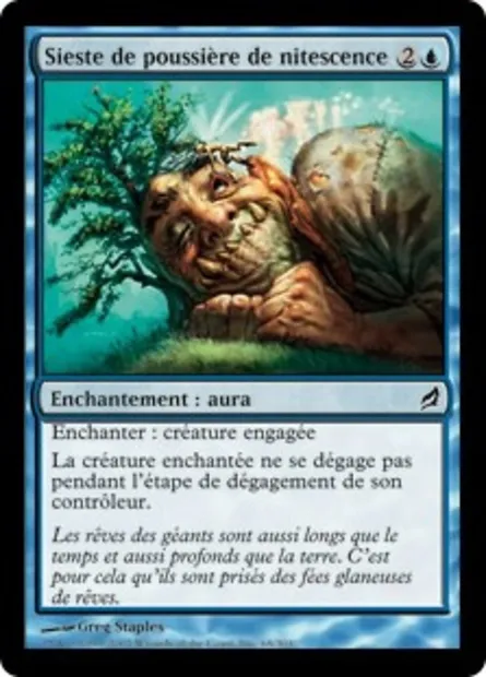 Sieste de poussière de nitescence, carte Magic LRW 68 — extension Lorwyn