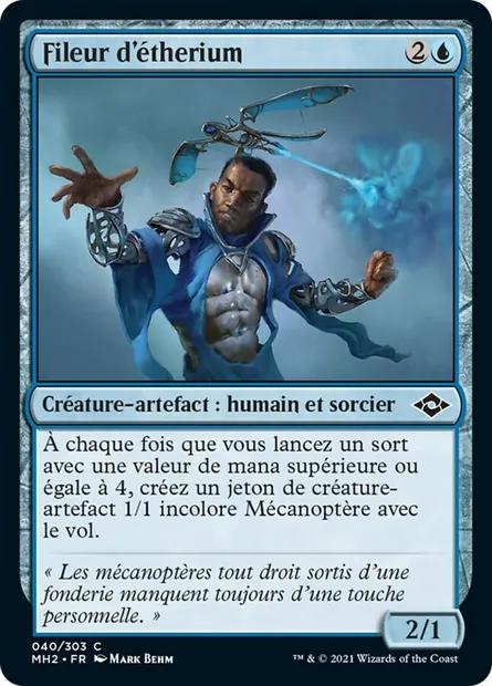 Fileur d'étherium, carte Magic MH2 40 — extension Horizons du Modern 2