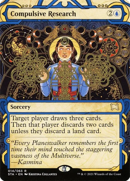 Compulsive Research, Magic card STA 14 — Strixhaven Mystical Archive set