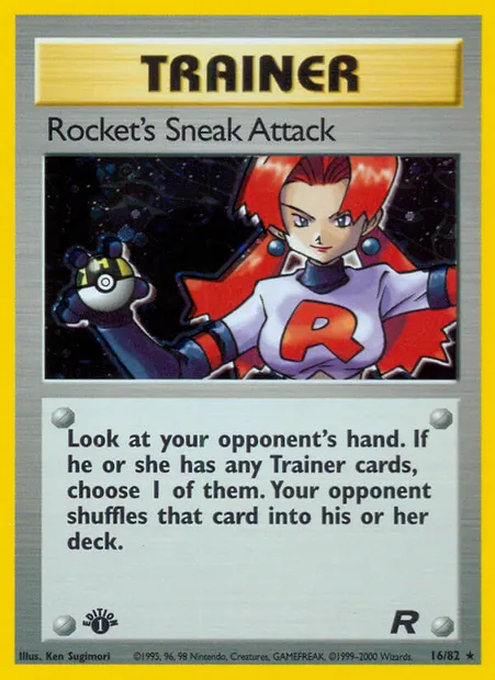Rocket's Sneak Attack, Pokémon card TR 16 — Team Rocket set