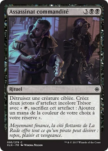 Assassinat commandité, carte Magic XLN 95 — extension Ixalan