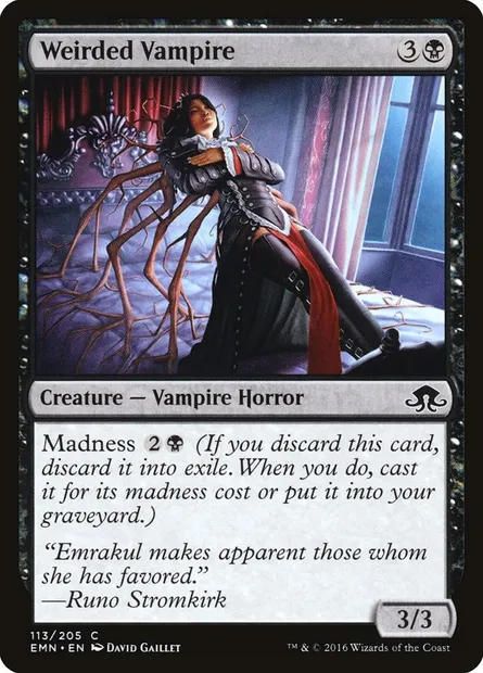 Weirded Vampire, Magic card EMN 113 — Eldritch Moon set