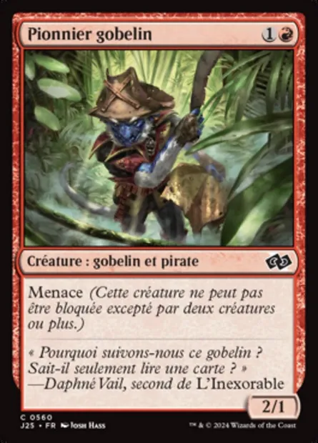 Pionnier gobelin, carte Magic J25 560 — extension Foundations Jumpstart