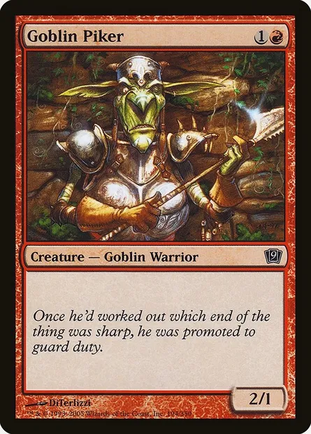 Goblin Piker, Magic card 9ED 194★ — Ninth Edition set