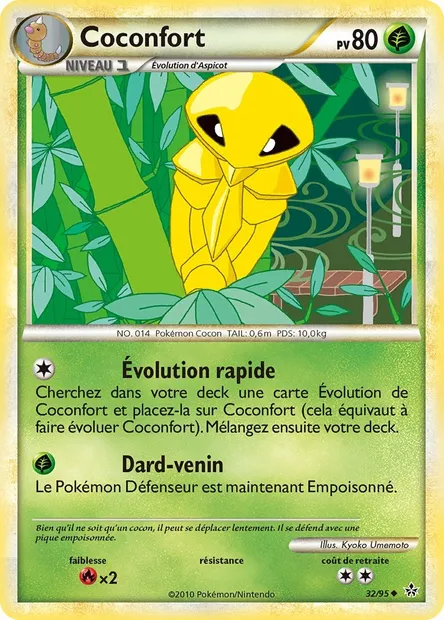 Coconfort, carte Pokémon UL 32 — extension Déchaînement