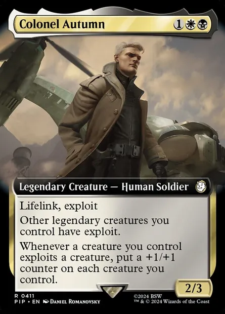 Colonel Autumn, Magic card PIP 411 — Fallout set