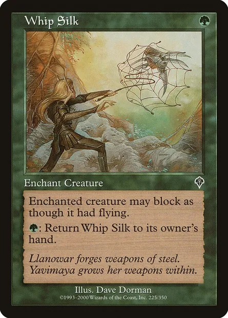 Whip Silk, Magic card INV 225 — Invasion set