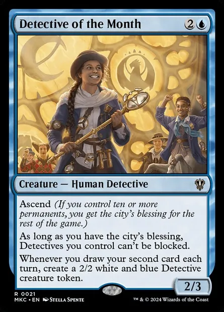 Detective of the Month, Magic card MKC 21 — Murders at Karlov Manor Commander set