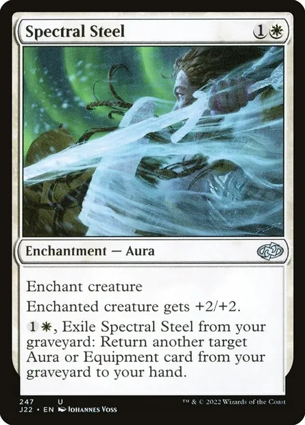 Spectral Steel, Magic card J22 247 — Jumpstart 2022 set