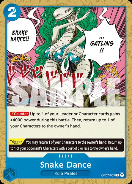Snake Dance, carte One Piece OP07-055 — extension 500 YEARS IN THE FUTURE