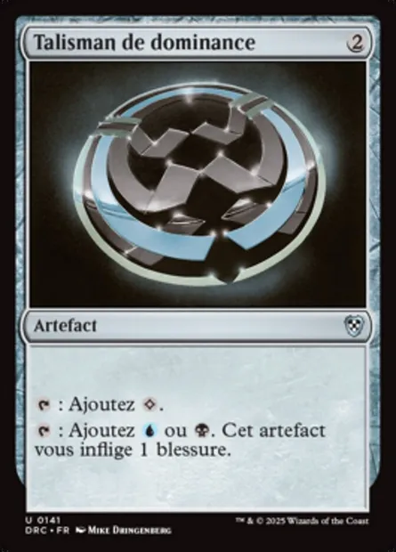 Talisman de dominance, carte Magic DRC 141 — extension Aetherdrift Commander
