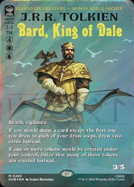 Bard, King of Dale, Magic card HOB 280 — The Hobbit set