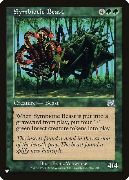 Symbiotic Beast, Magic card PLST ONS-287 — The List set