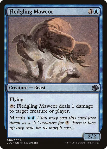 Fledgling Mawcor, Magic card JVC 10 — Duel Decks Anthology: Jace vs. Chandra set