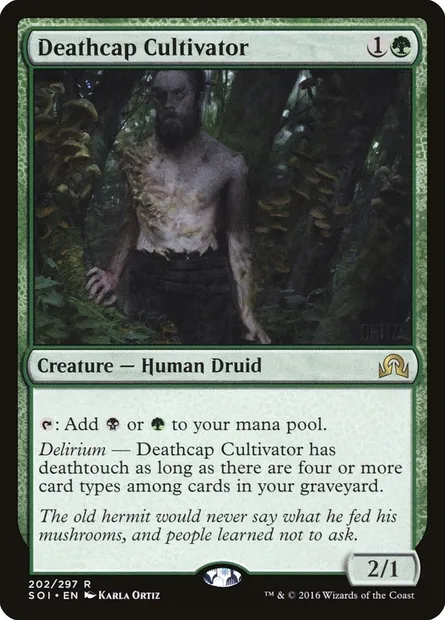 Deathcap Cultivator, Magic card SOI 202 — Shadows over Innistrad set
