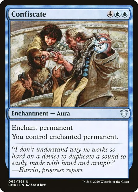 Confiscate, Magic card CMR 62 — Commander Legends set