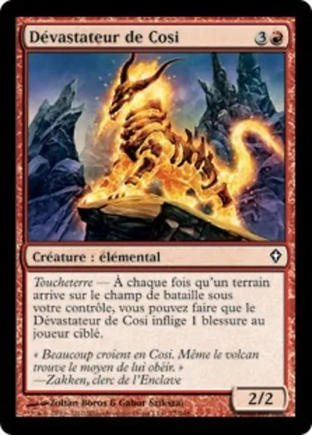 Dévastateur de Cosi, carte Magic WWK 77 — extension Worldwake