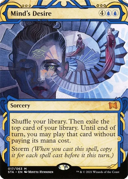 Mind's Desire, Magic card STA 17 — Strixhaven Mystical Archive set