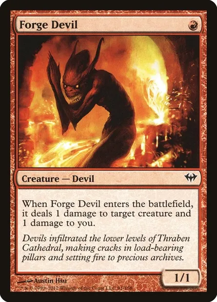 Forge Devil, Magic card DKA 91 — Dark Ascension set