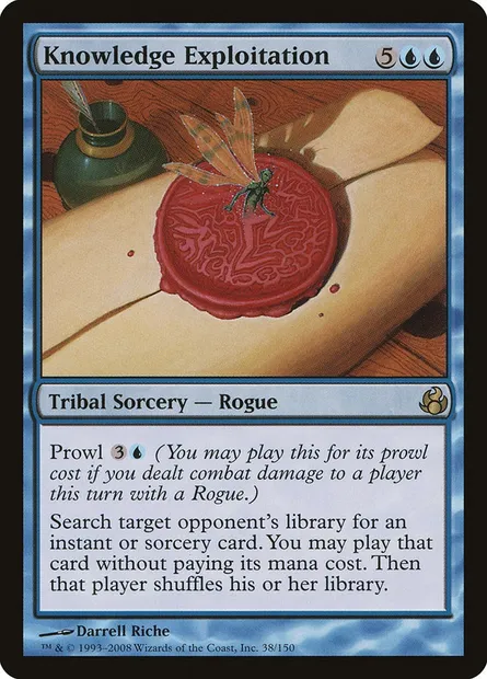 Knowledge Exploitation, Magic card MOR 38 — Morningtide set
