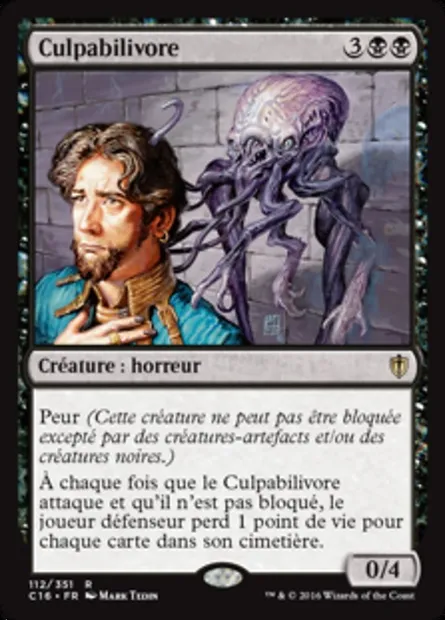 Culpabilivore, carte Magic C16 112 — extension Commander 2016