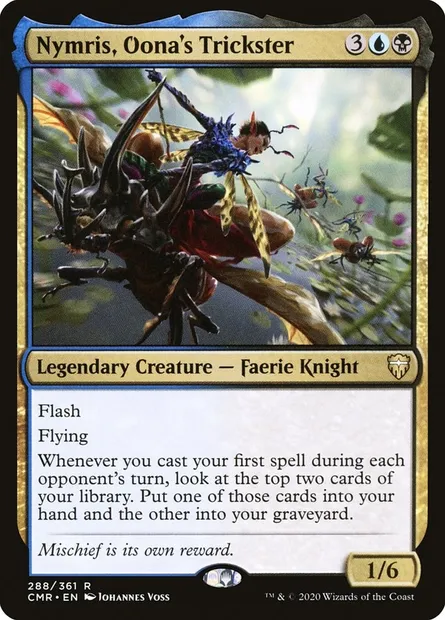 Nymris, Oona's Trickster, Magic card CMR 288 — Commander Legends set