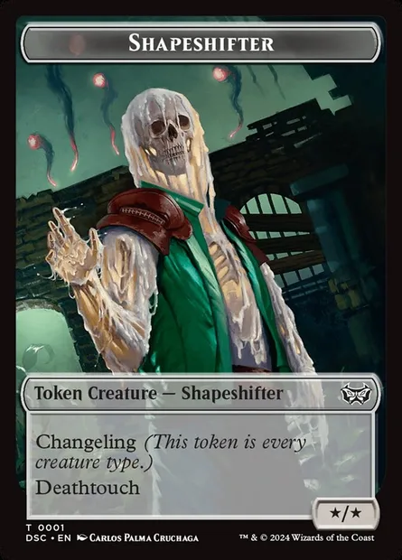 Shapeshifter, Magic card TDSC 1 — Duskmourn Commander Tokens set