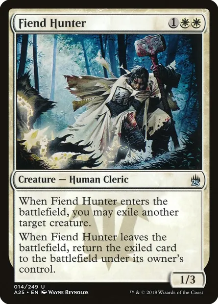 Fiend Hunter, Magic card A25 14 — Masters 25 set