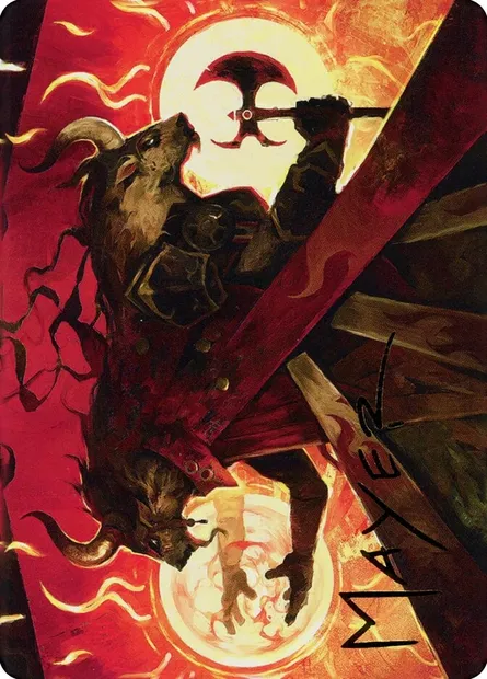 Hurloon Battle Hymn // Hurloon Battle Hymn, Magic card ADMU 33 — Dominaria United Art Series set