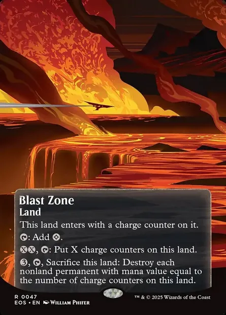 Blast Zone, Magic card EOS 47 — Edge of Eternities: Stellar Sights set