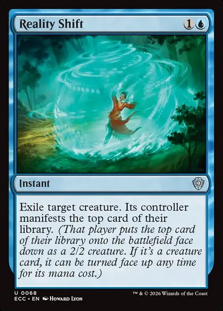Reality Shift, Magic card ECC 68 — Lorwyn Eclipsed Commander set