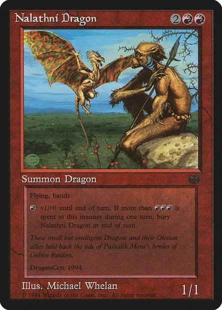 Nalathni Dragon, Magic card PDRC 1 — Dragon Con set