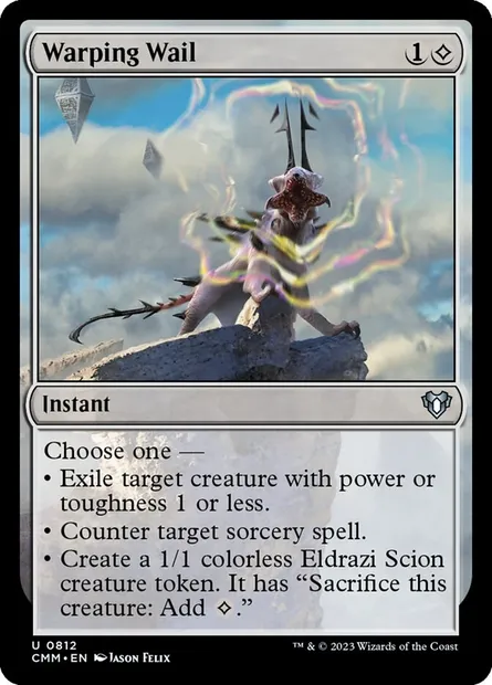 Warping Wail, Magic card CMM 812 — Commander Masters set