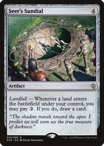 Seer's Sundial, Magic card DDP 29 — Duel Decks: Zendikar vs. Eldrazi set