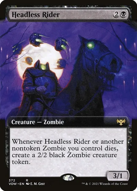 Headless Rider, Magic card VOW 372 — Innistrad: Crimson Vow set
