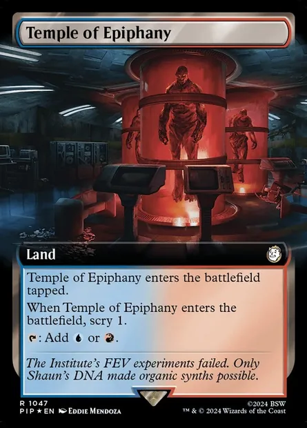 Temple de la révélation, carte Magic PIP 1047 — extension Fallout
