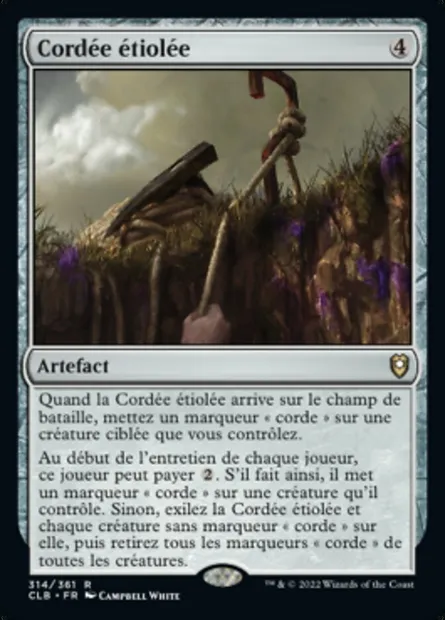Cordée étiolée, carte Magic CLB 314 — extension Commander Légendes : la bataille de la Porte de Baldur