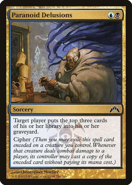 Paranoid Delusions, Magic card GTC 186 — Gatecrash set
