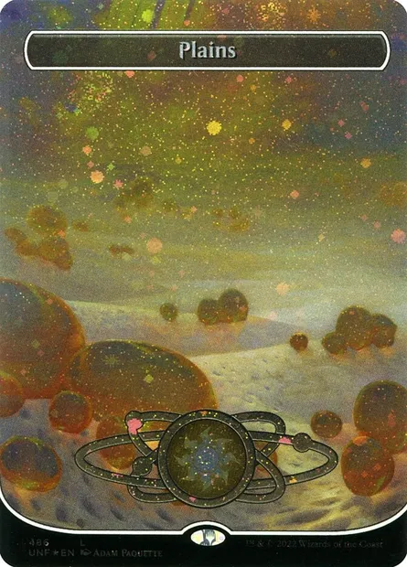 Plains, Magic card UNF 486 — Unfinity set