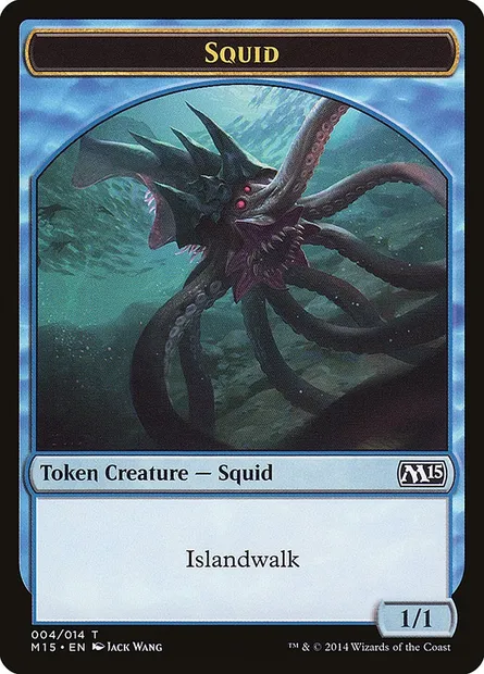 Squid, Magic card TM15 4 — Magic 2015 Tokens set