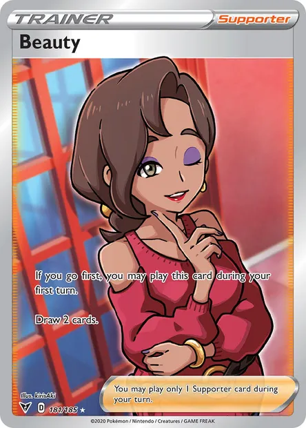 Beauty, Pokémon card VIV 181 — Vivid Voltage set