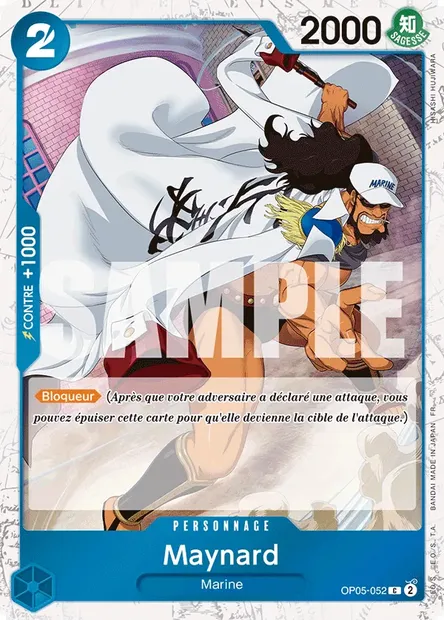Maynard, carte One Piece OP05-052 — extension AWAKENING OF THE NEW ERA