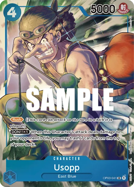 Usopp, carte One Piece OP03-041 — extension PILLARS OF STRENGTH