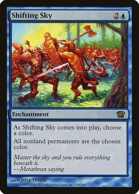 Shifting Sky, Magic card 8ED 100★ — Eighth Edition set