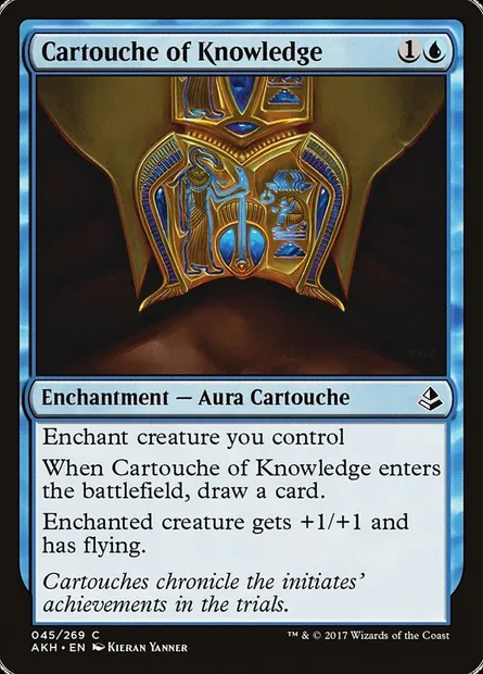 Cartouche of Knowledge, Magic card AKH 45 — Amonkhet set