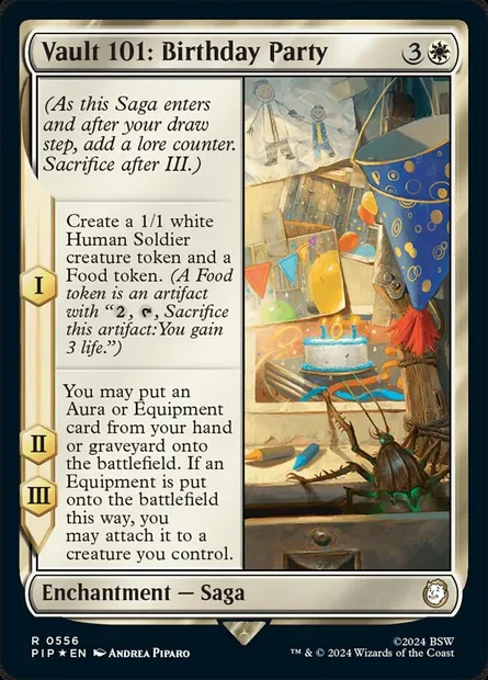 Vault 101: Birthday Party, Magic card PIP 556 — Fallout set