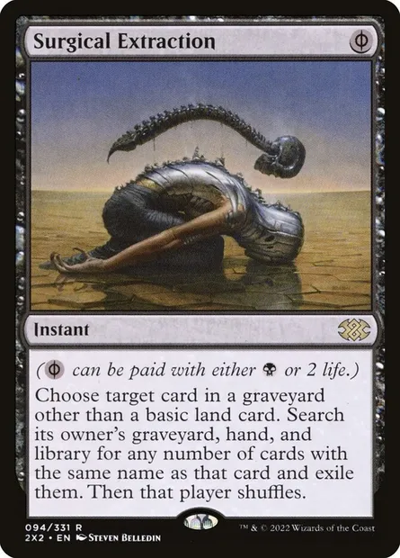 Surgical Extraction, Magic card 2X2 94 — Double Masters 2022 set